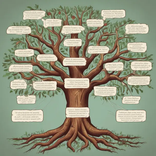 Family tree illustrating FMLA