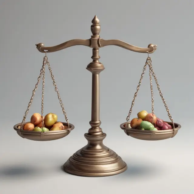 Scale balances limit and market IOC orders, representing trading strategy choices
