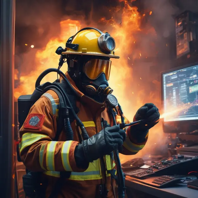 An IOC order (firefighter) managing trades in an automated trading system, ensuring efficient execution while minimizing risk.