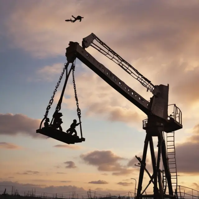 A person balances the scale of IOC orders between executing trades (right) and cancelling unfilled portions (left), symbolizing risk management in trading.