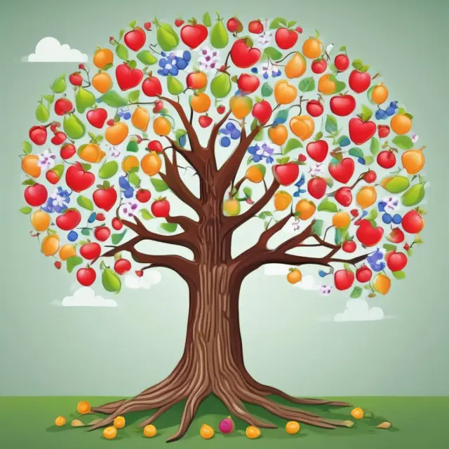 An image of an elegant tree adorned with FAQ branches, representing the frequently asked questions about immediate payment annuities.