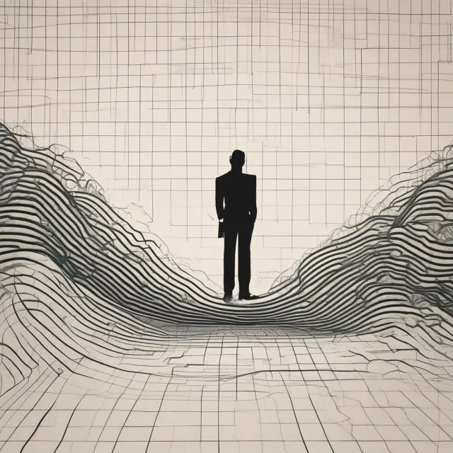A bond depicted as an adaptive creature with a wavy body shape represents the changing duration in response to interest rate fluctuations within the context of immunization strategies.