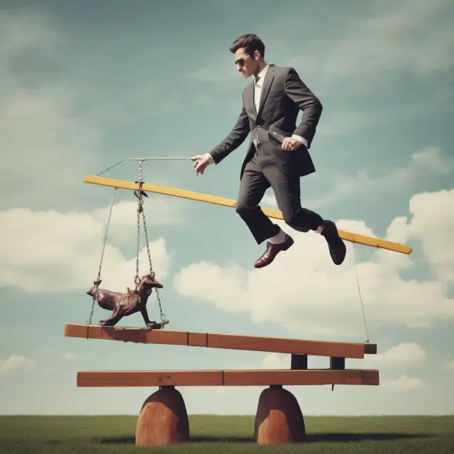 Investor balancing portfolio assets and liabilities to manage interest rate risk through immunization strategy