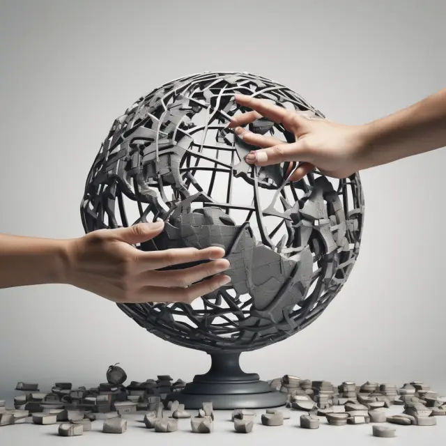 Hands forming a globe, symbolizing impact investing firms shaping the future through financial returns and social causes