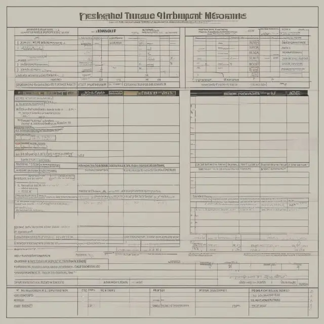 An image of various assets undergoing testing, revealing hidden impairments within a balance sheet mosaic