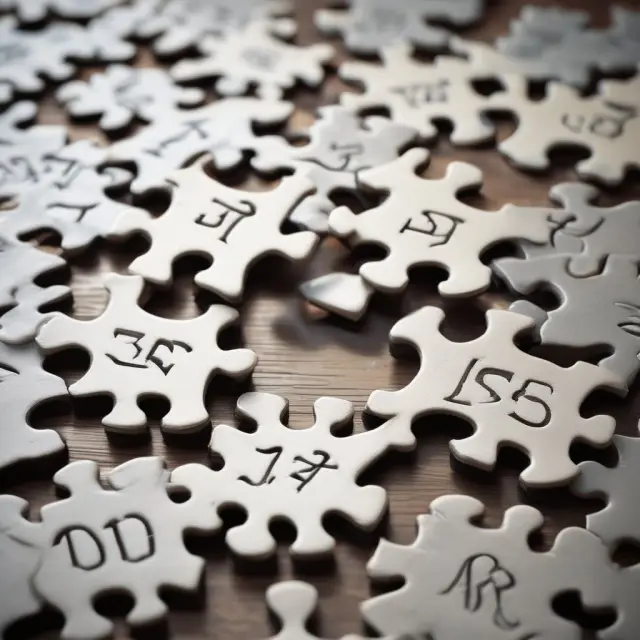 Regulations governing impaired assets shown as interlocking puzzle pieces with GAAP and IFRS labels, representing the importance of accurate reporting under different frameworks