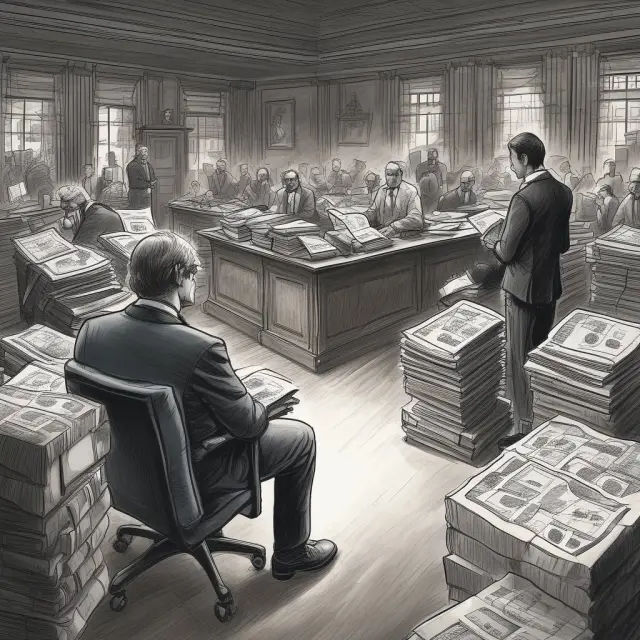 Institutional investor examining capacity, collateral, covenants, and character to assess impaired credit situations