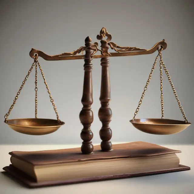 Balance scale weighs fair value against book value during impairment tests