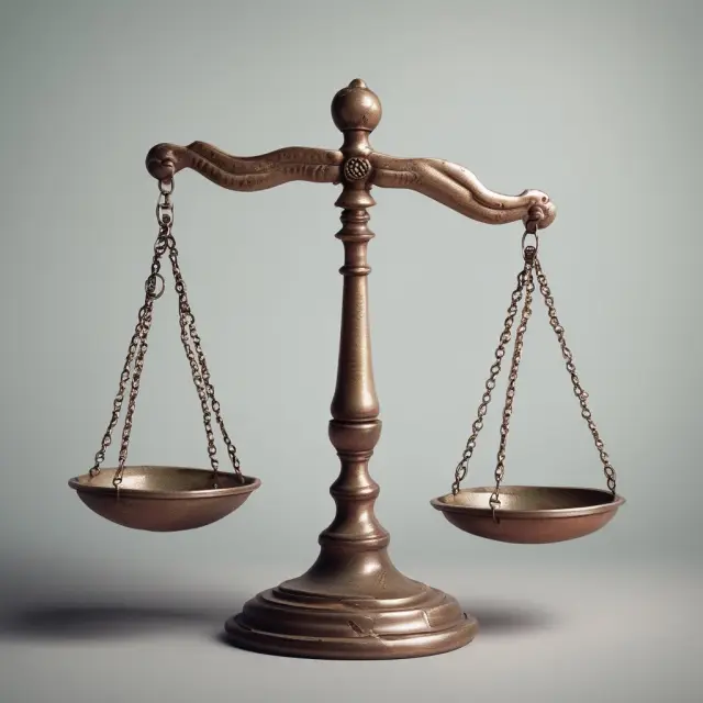 Scales symbolizing GAAP guidelines for impairment testing, with asset worth and fair value balanced on either side