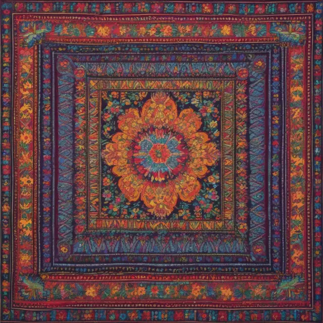 An intricate tapestry symbolizing diverse businesses and their offerings within an imperfectly competitive market.
