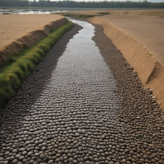 An image of a riverbank filled with economists, each throwing stones into the water representing influential economic theories leading to import substitution industrialization
