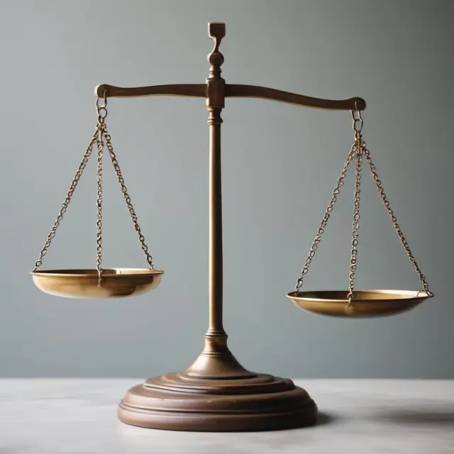 A balanced scale represents imprests (petty cash) against time, resources, and security concerns.