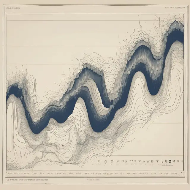 Visualization of Elliott Wave Oscillator with yin-yang symbol, representing the balance between long and short term moving averages