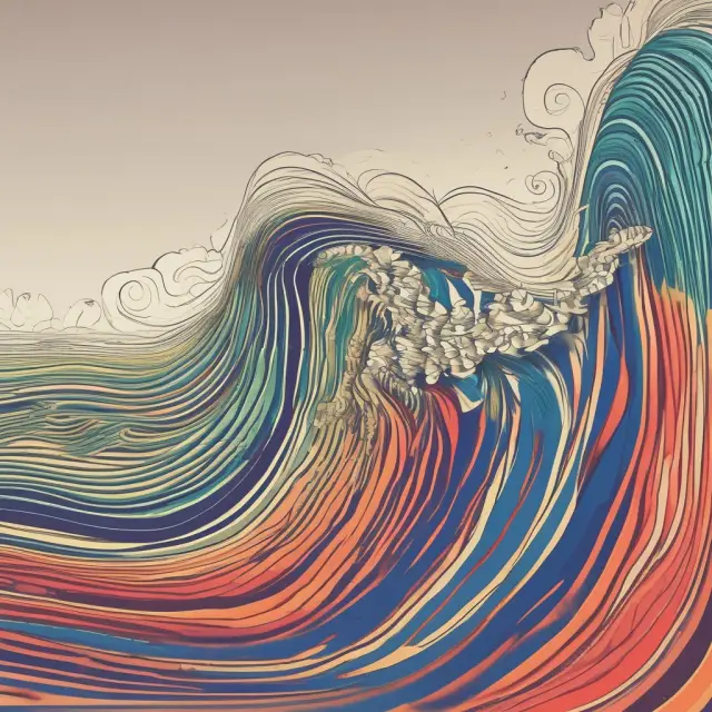 An intricate network of impulse waves flowing across forex, futures, and equities markets, connecting traders to emerging trends