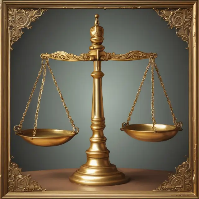 A balance weighing physical or financial assets being transferred between two entities, illustrating an in specie transfer