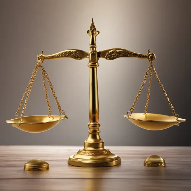 A golden scale tips toward a balanced business landscape, symbolizing improved financials from tax deferral and balance sheet enhancements via in specie transactions.