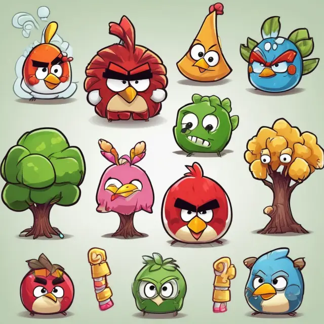 Image of five successful apps represented as trees laden with revenue fruits: Angry Birds, Candy Crush Saga, Clash of Clans, Netflix, and Evernote.