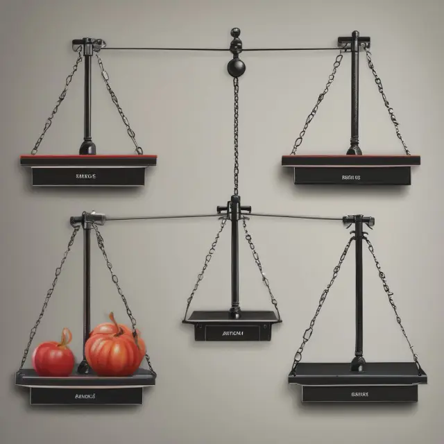 Two scales in balance: one tipped with a stream of new cases (incidence), the other with existing conditions (prevalence)