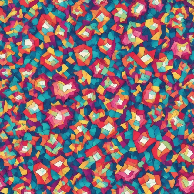 A colorful, shifting kaleidoscope image representing incidence rate data, highlighting the predictive patterns in financial and health trends