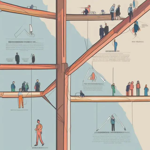 A balance beam supports representatives of investors, creditors, employees, and regulators. Transparent reporting ensures each stakeholder group remains balanced.