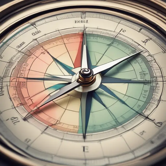 Compass with GAAP, IFRS, and SEC symbols pointing towards ethical income smoothing practices.
