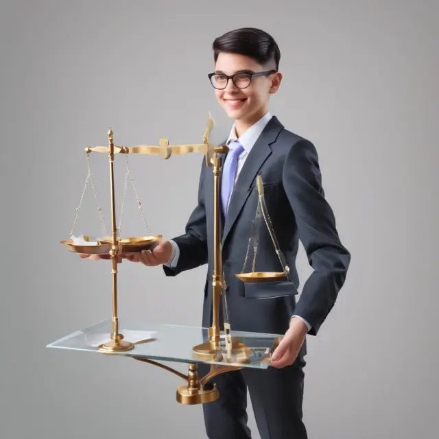 An accountant meticulously adjusting the balance of income statements to smooth earnings and ensure transparency.