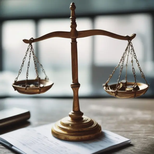 Balanced scales representing income smoothing process under GAAP guidelines. Enhances searchability for FAQs on income smoothing techniques, ethical implications, and regulatory framework.