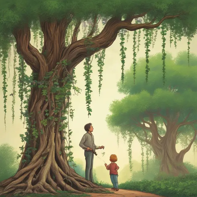 A well-tended garden represents inherited IRAs and 401ks; intricate IRD vines require careful pruning to minimize taxes through estate planning strategies.
