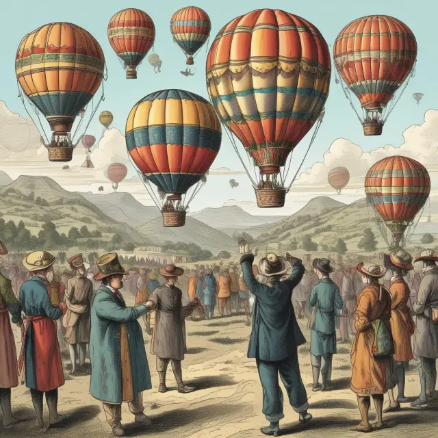 A wealthy person with an overflowing purse releases balloons representing inferior goods as they tighten their grip on normal goods to maintain purchasing power.