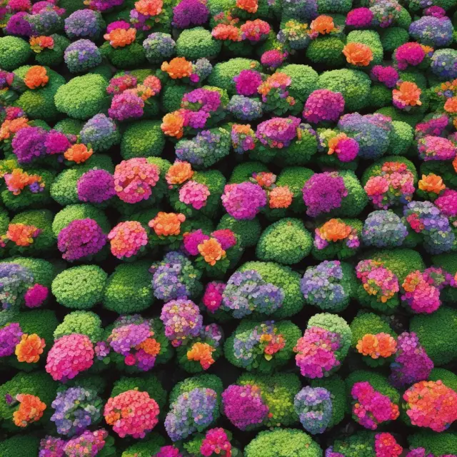 Image: A vibrant, diverse garden filled with REITs and MLPs representing their unique structures in the form of various flowers and trees, symbolizing stable and continuous income growth