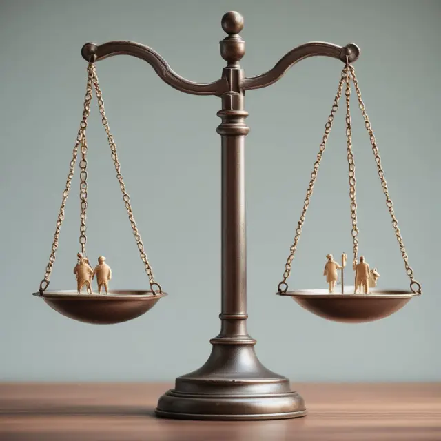 Scales illustrating insurers assessing age, health, and honesty to set life insurance premiums