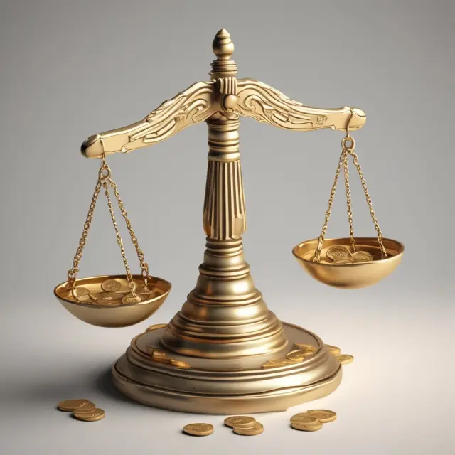 A scale weighing incremental costs and benefits in business decision making, with gold coins dropping from the scale to represent opportunity costs