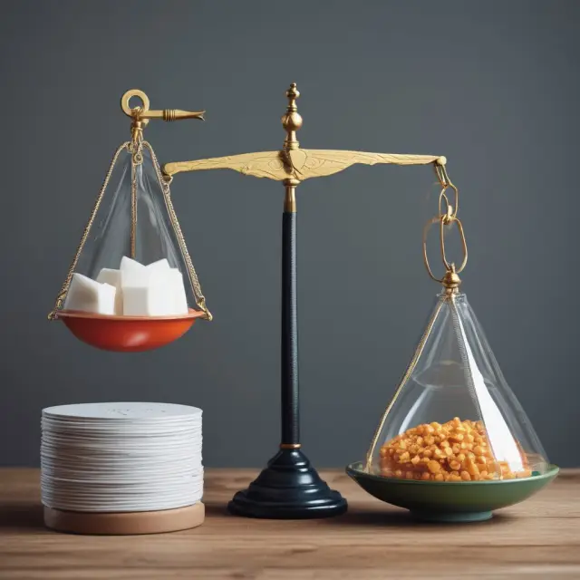 An ancient scale weighs the differences between Absorption Costing and Incremental Analysis to determine which method is more valuable for business decision-making