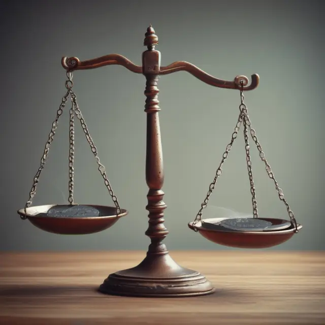 Scales teetering with weights representing incremental analysis advantages and criticisms, symbolizing the importance of considering both sides for informed decision-making