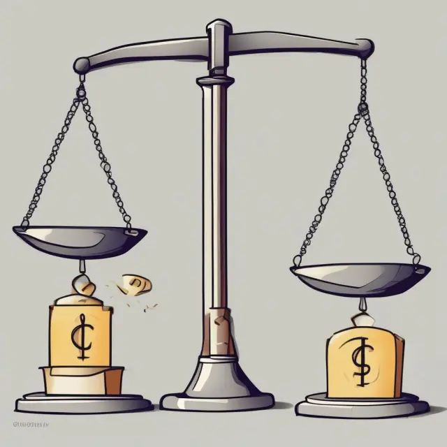Scale balancing weights for Composite Cost of Capital and Incremental Cost of Capital, symbolizing their role in financial analysis.