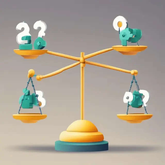 An image of a balanced seesaw representing incremental cost analysis, with fixed costs represented by a stable base, and variable costs influencing the scale