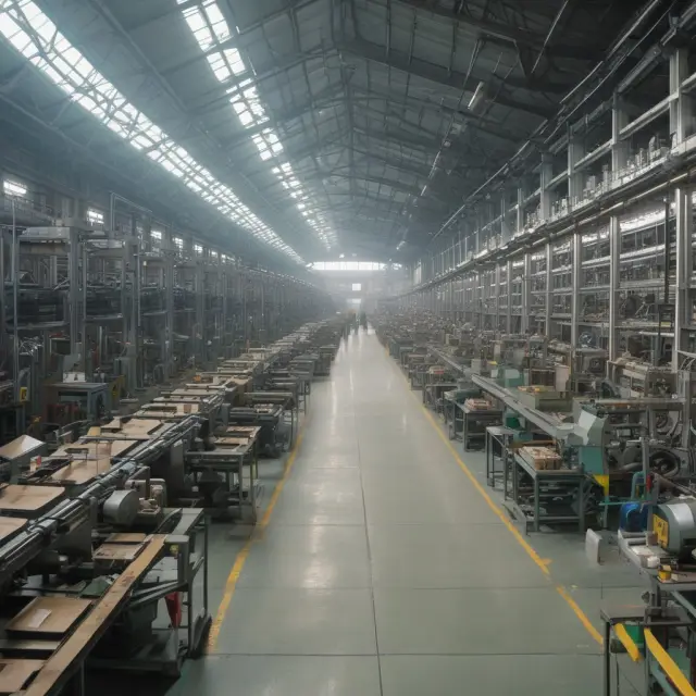 An image of a factory gradually adding more production lines, symbolizing incremental cost analysis.