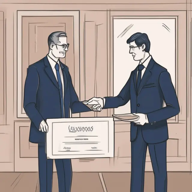 Director hands over a legitimate incumbency certificate to a financial institution, reinforcing trust in the transaction