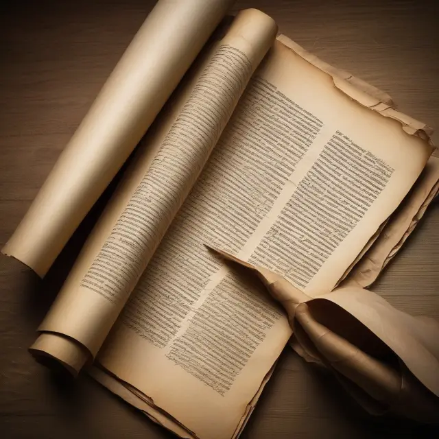 Scroll unrolling to reveal ancient indemnity agreements, symbolizing their rich history and ongoing relevance