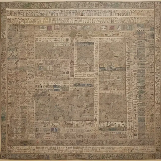 A colorful tapestry with threads representing various indices interwoven, illustrating the diversity and complexity of financial markets