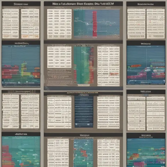 An exhibit of symbolic representations of S&P 500 (diversity), Dow Jones Industrial Average (resilience), Nasdaq 100 (innovation), and Wilshire 5000 Total Market Index (comprehensiveness)