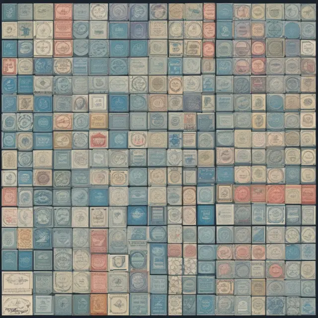 A stylized mosaic showcasing interconnected tiles, each representing different sectors, credit qualities, maturities, and geographic locations within the bond market.