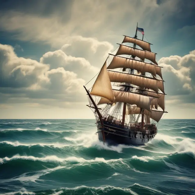 A Social Security boat on calm CPI waves and an S&P500 tree adapting to market winds, symbolizing indexation in practice.