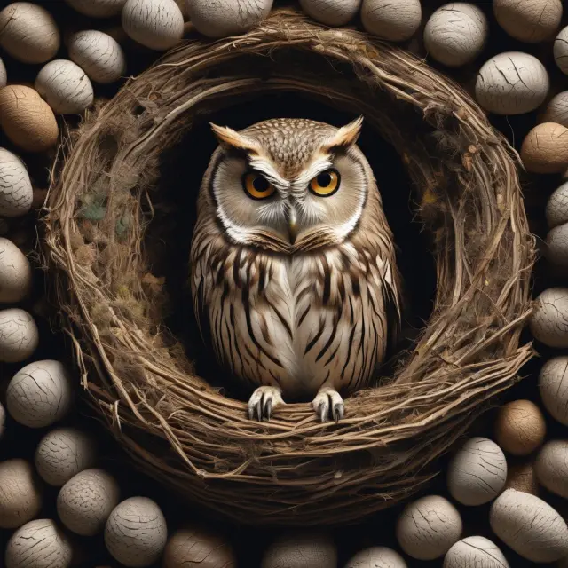 An owl sitting atop a collection of market indices, illustrating the role and benefits of index funds in securing retirement savings
