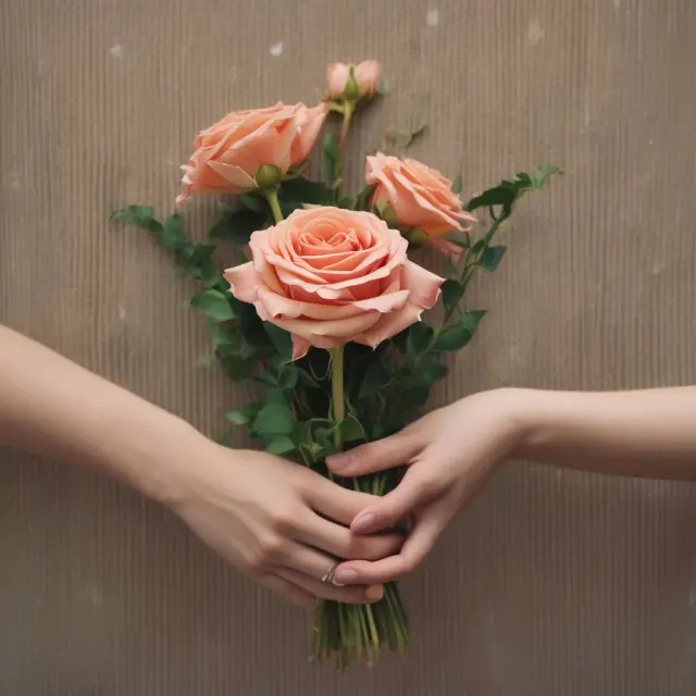 An illustration of two hands holding a bouquet of index futures (roses) and commodity futures (wheat sheaves), representing their unique pricing methods, uses, and underlying assets.