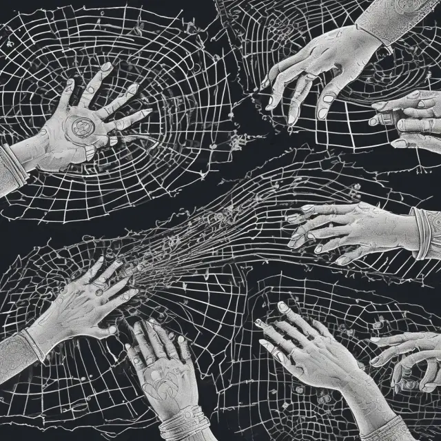 A magical chalkboard filled with index charts representing stock market, bond, commodity, and economic indexes