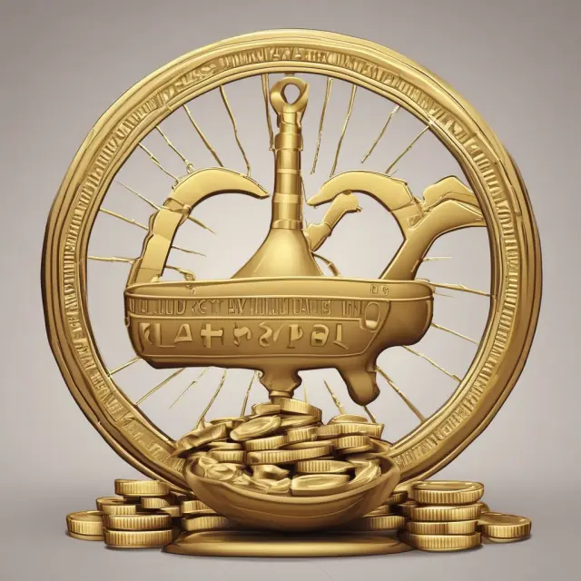 An ancient, golden scale with a Consumer Price Index (CPI) symbol balancing the purchasing power of benefits and inflation.