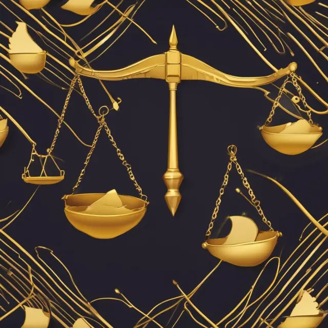 A set of golden scales balances intraday net asset value (iNAV) and accounting net asset value (NAV), symbolizing their equilibrium in the investment world.