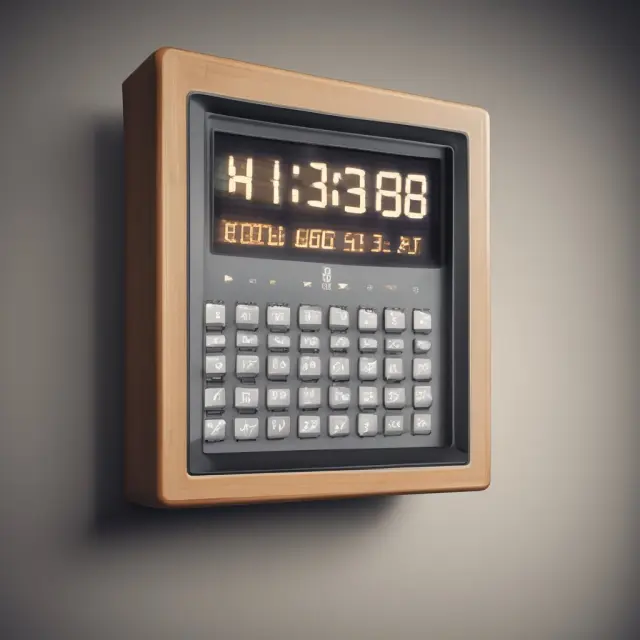 Digital clock displaying fund values in real-time, highlighting iNAV benefits for investment decision making