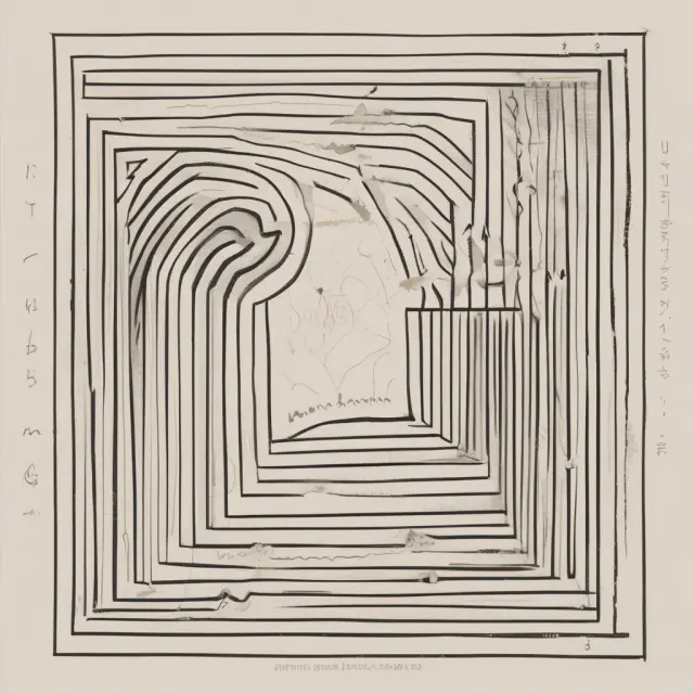 Downward-sloping, convex indifference curves forming a maze, symbolizing the intricacies of consumer preferences